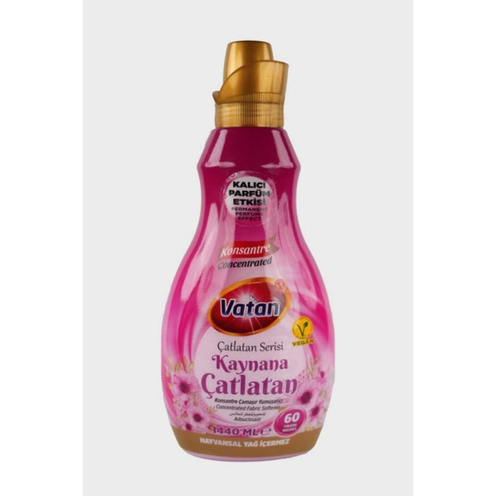 Vatan Kaynana Çatlatan Konsantre 1440 ml 60 Yıkama - 1,44 lt Yumuşatıcı Fiyatı