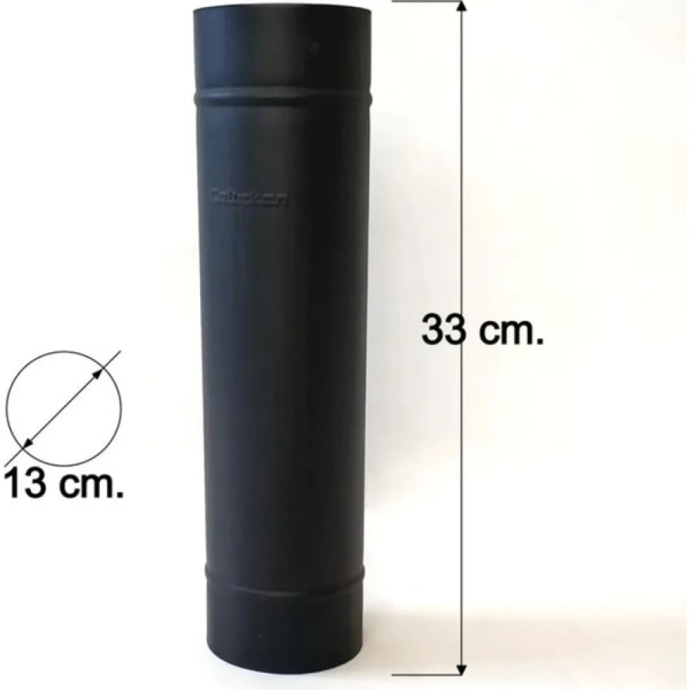 Vav Mühendislik 33 cm Siyah Mat Emaye Soba Baca Borusu (Şömine Için Uygun) 1.kalite Diğer Fiyatı