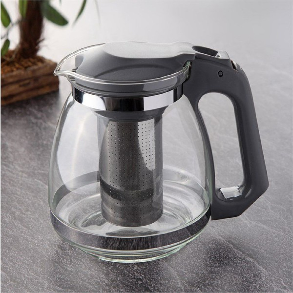 Vaveyla Süzgeçli Cam Demlik Seti ve Semavere Uygun 1100 Ml. Çay / Çaydanlık Setleri Fiyatı