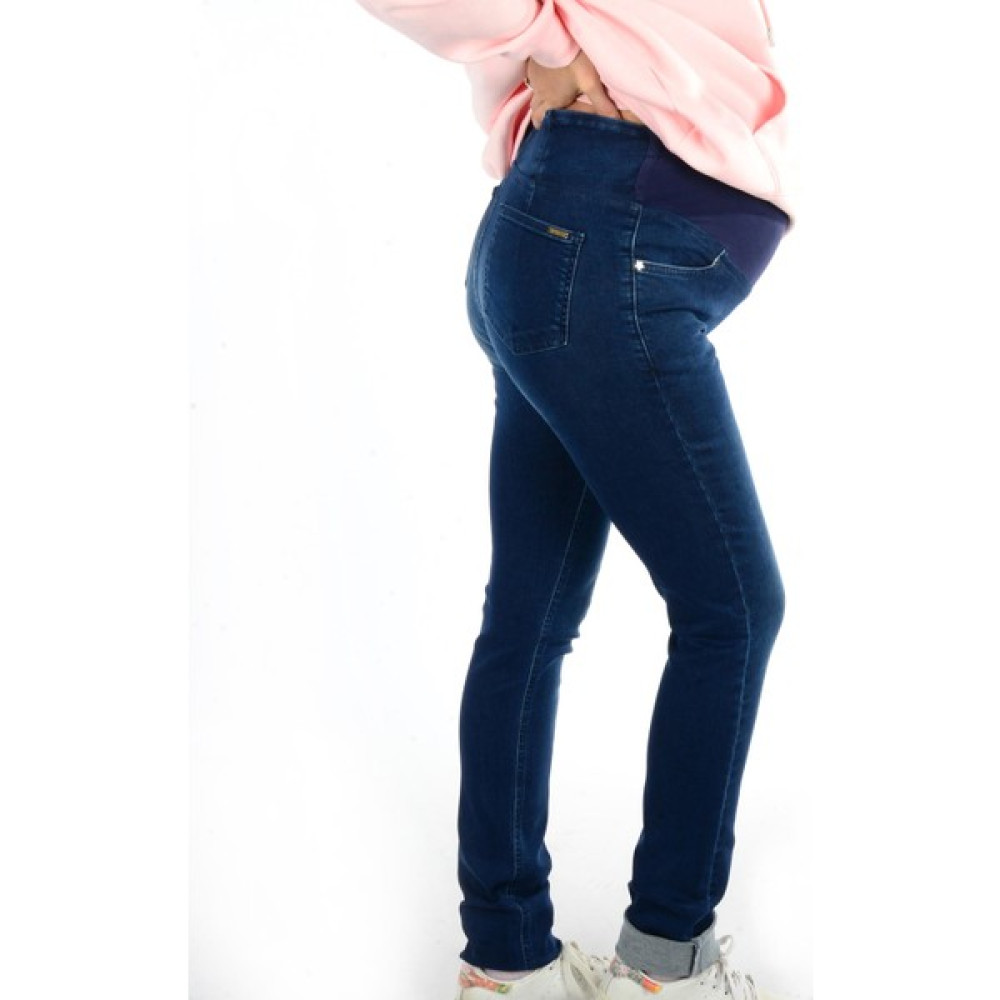 Vavien Slim Fit Likralı Hamile Jean Lacivert Pantolon 1025 Kadın Pantolon Fiyatı