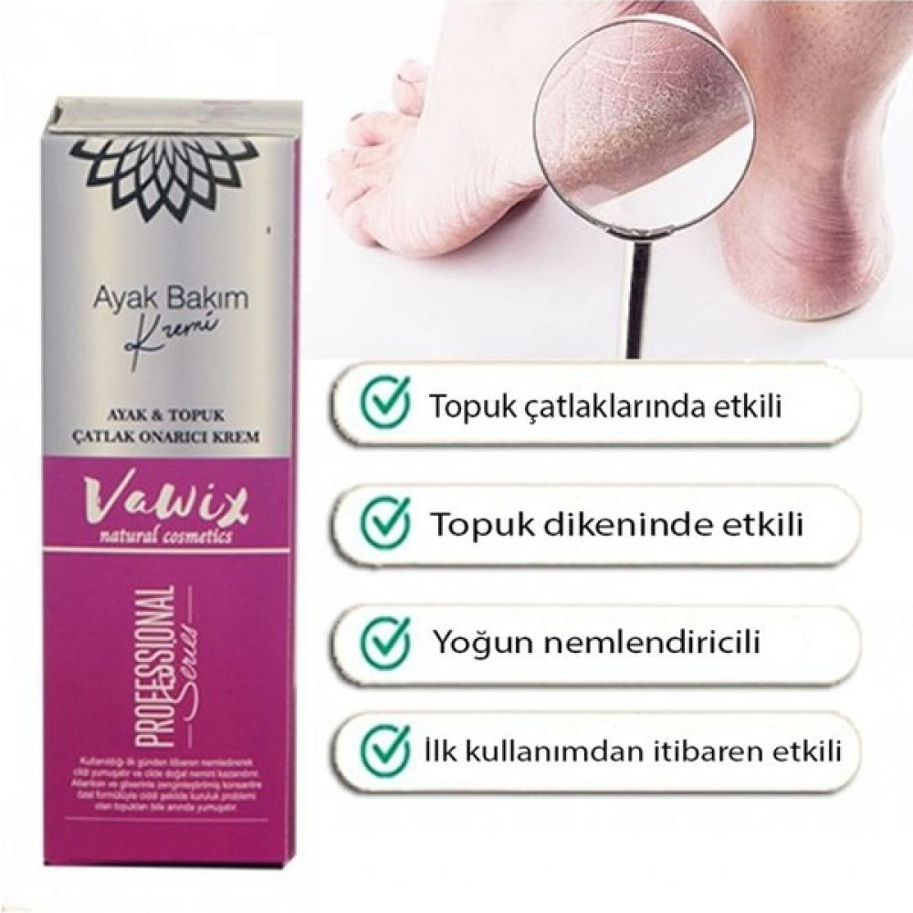Vawix Topuk Dikeni ve Topuk Çatlakları İçin Ayak Bakım Kremi - 100 ml Ayak Bakımı Fiyatı