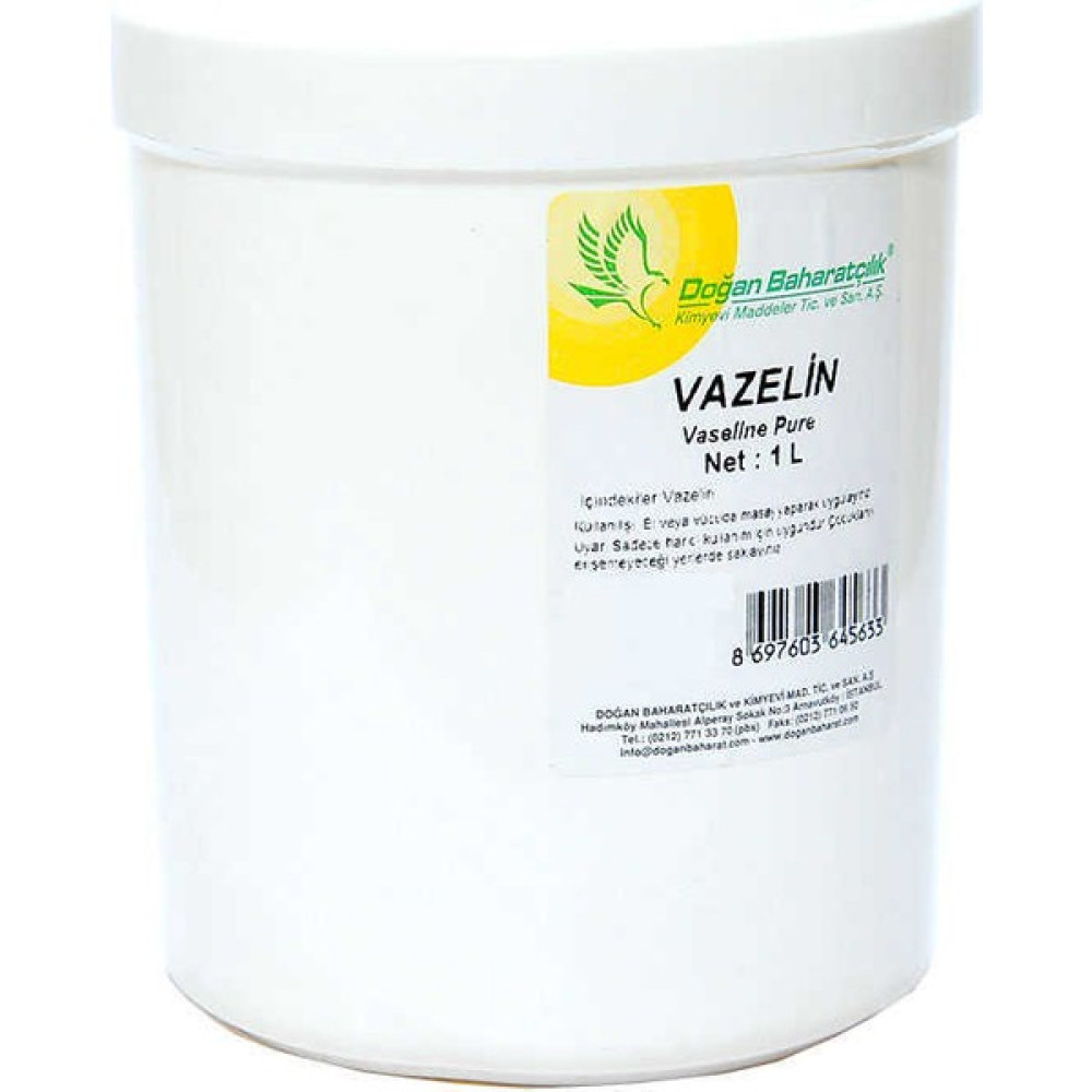 Vazelin Saf Vazelin Beyaz 1 Lt Pet Kavanoz Nemlendiriciler Fiyatı