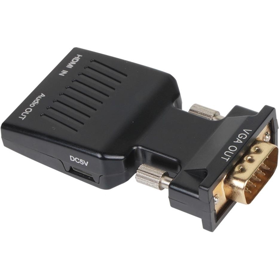 Vcom CA336A Siyah VGA Erkek To HDMI Dişi Dönüştürücü Bilgisayar Çevirici ve Adaptörü Fiyatı