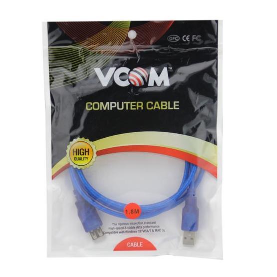 Vcom CU202-TL 5mt USB Uzatma Kablosu