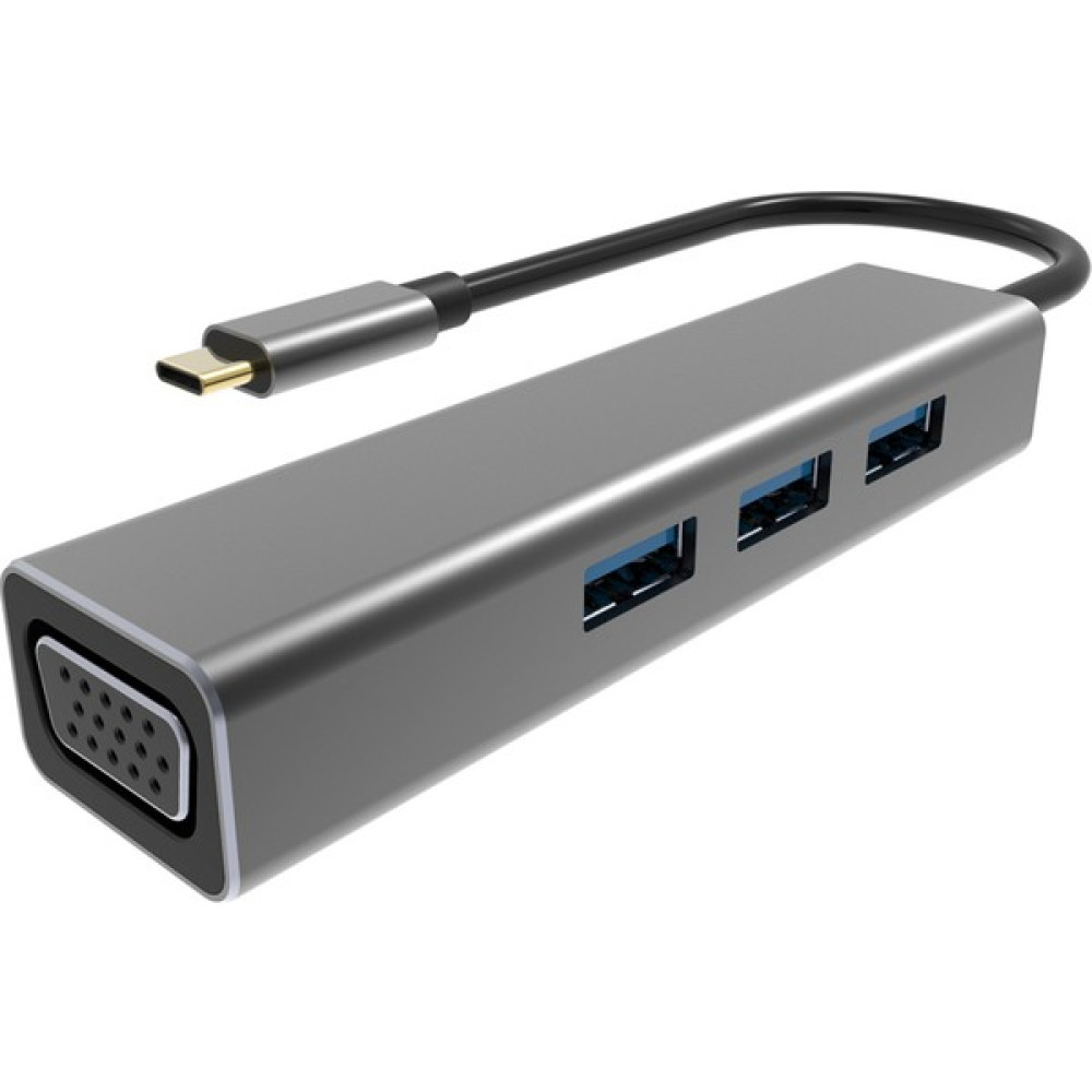 Vcom DH319 Type-C To USB 3.0-3 VGA Çevirici Bilgisayar Çevirici ve Adaptörü Fiyatı