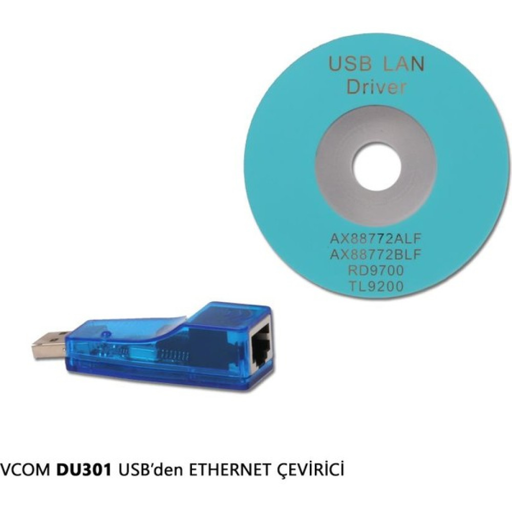 Vcom Du301 Usb To Ethernet Çevirici Bilgisayar Çevirici ve Adaptörü Fiyatı