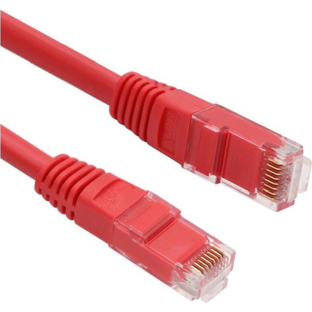 Vcom NP611B-R-1.0 Cat6 1.0mt Kırmızı Utp Patch Kablo Oto Boyaları Fiyatı