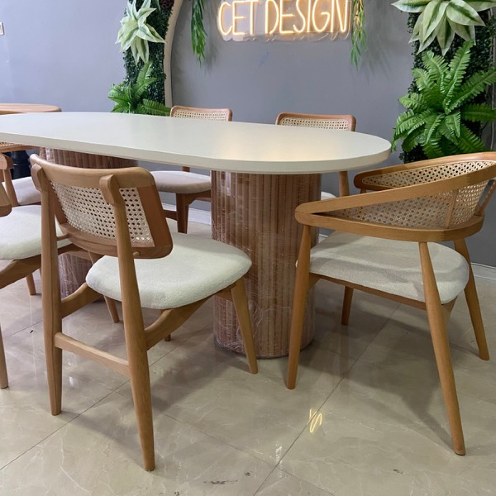 VDecorr Iskandinav Yemek Masası Takımı 6 Sandalye Masa - Sandalye Seti / Takımı Fiyatı