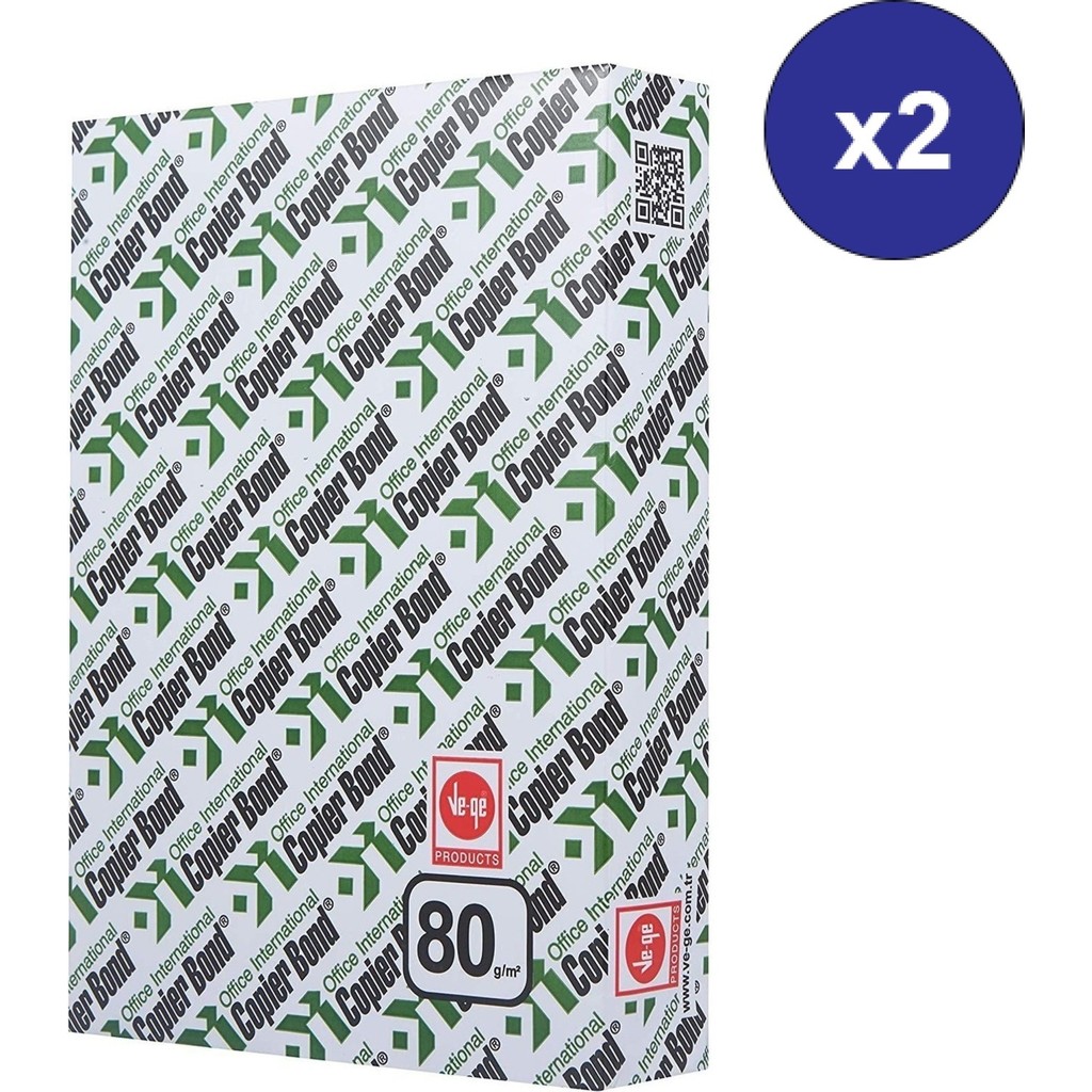 Ve-Ge A3 Fotokopi Kağıdı Copierbond 80 gr 1000 Yaprak 2 Paket Beyaz Diğer Fiyatı