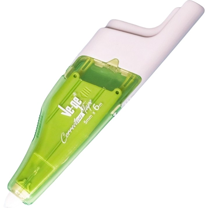 Ve-Ge | Şerit Silici Correction Tape, 5 mm x 6 M, Şeffaf Bant, Hızlı ve Temiz Düzeltme, Anında Yazılabilir - Beyaz - 5 mm x 6 m SSD / Solid State Drive Fiyatı