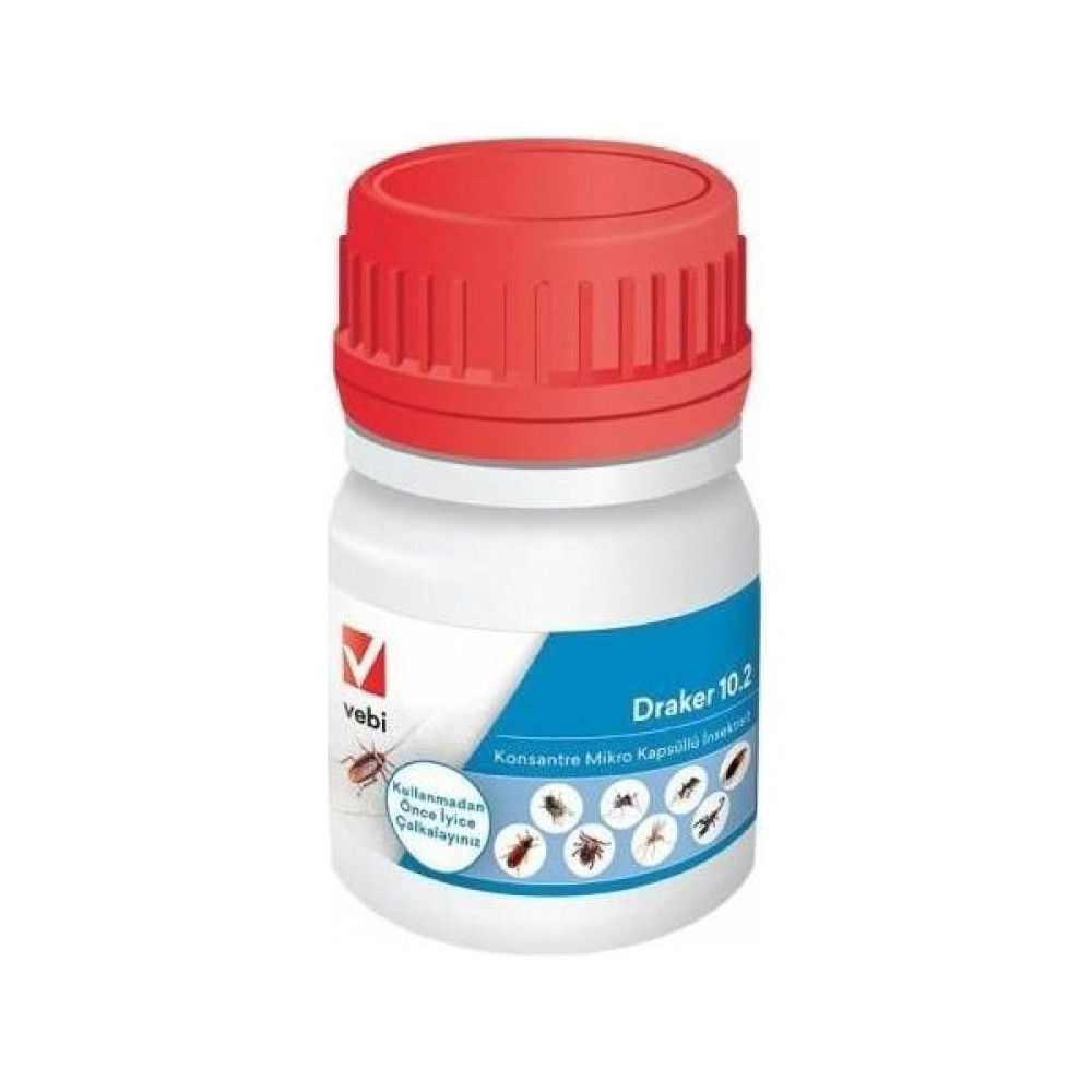 VEBİ Draker 10.2 Kokusuz Konsantre 50 ml Genel Haşere Kovucu Sinek-Kene-Haşere Kovucu Fiyatı