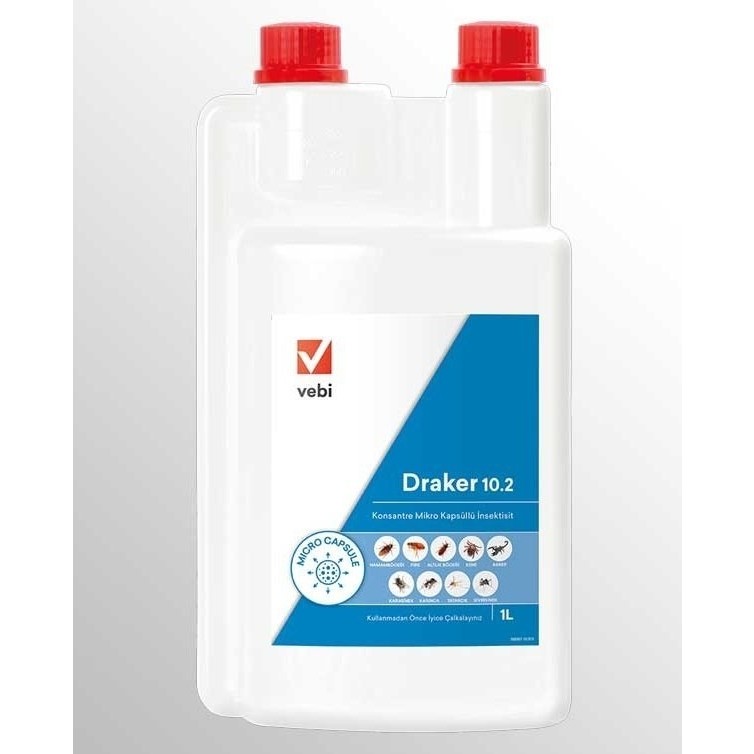 Vebi Draker 10.2 Konsantre 1lt Haşereöldürücü - 1 lt Diğer Fiyatı