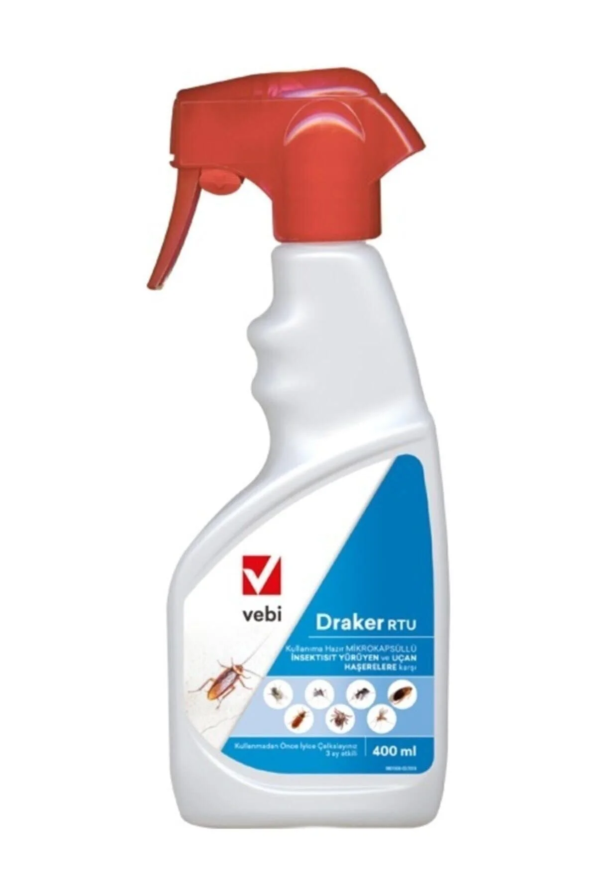 Vebi Entokim Draker 10.2 Cs Gümüş Böceği Ilacı- 8 Haşere Ruhsatlı Kokusuz Hazır Sprey 400 Ml Market Fiyatı