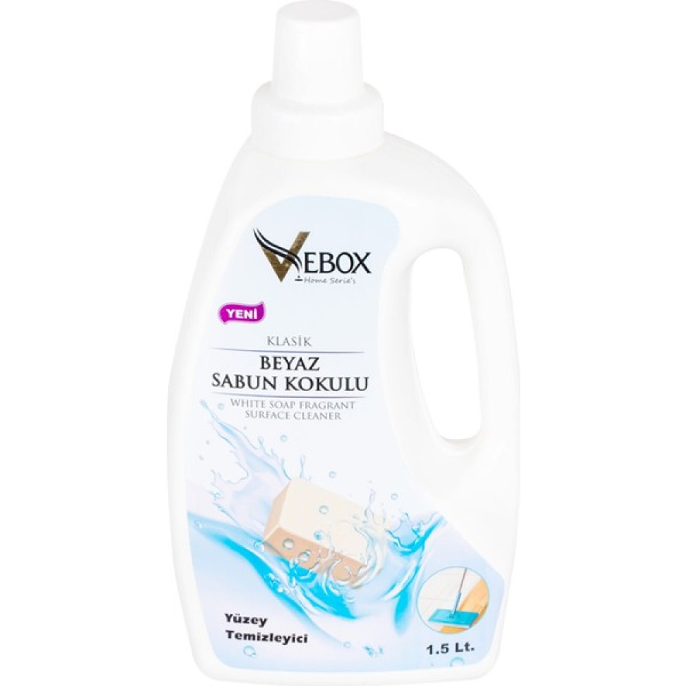 Vebox Beyaz Sabun Kokulu Yüzey Temizleyici 1.5lt Parlatıcı ve Temizleyiciler Fiyatı