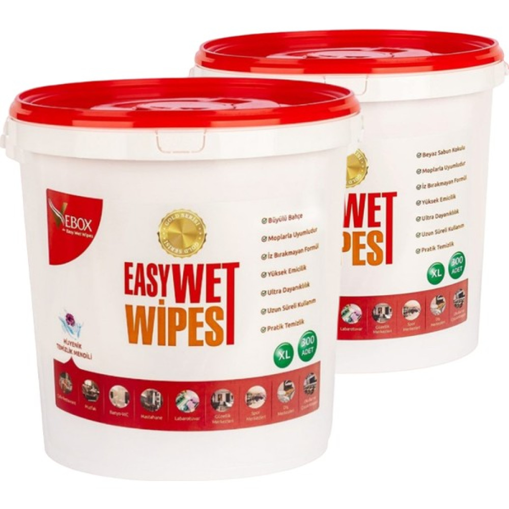 Vebox Easy Wet Wipes Kova Islak Mendil Büyülü Bahçe Kokulu Gold 2'li 600 Adet Bebek Bakım Fiyatı