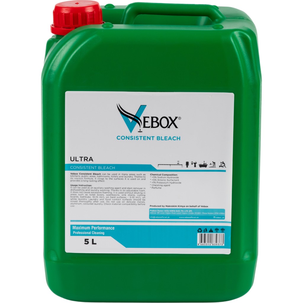 Vebox Ultra Kıvamlı Çamaşır Suyu 5lt - 5 lt Çamaşır Yıkama Fiyatı