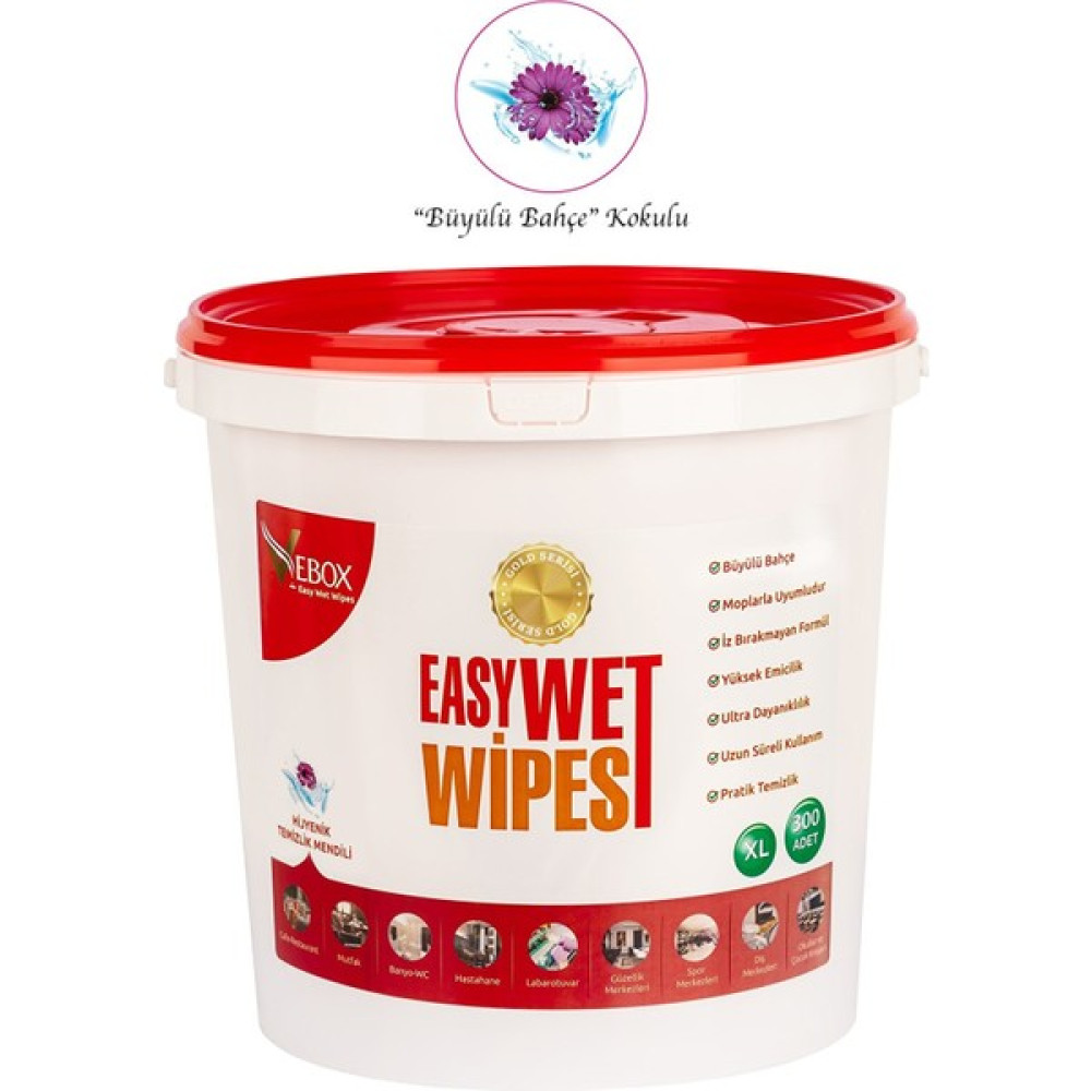 Vebox Vebox easy Wet Wipes Islak Kova Mendil Büyülü Bahçe Kokulu 300'LÜ Bebek Bakım Fiyatı