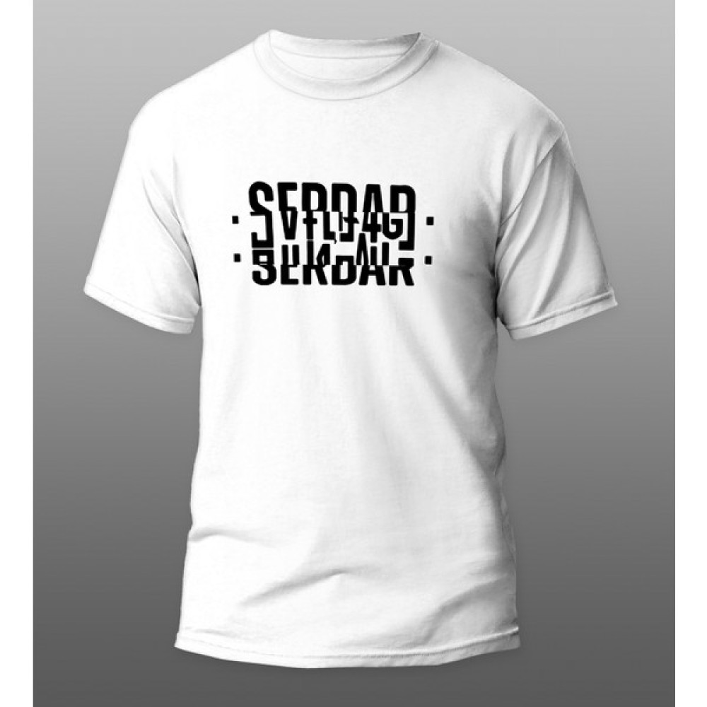 Vebudur Kişiye Özel Gizli, Subliminal Mesajlı Isminiz Hediye Tasarım Katlanabilir Pamuklu Tişört Erkek T-shirt Fiyatı