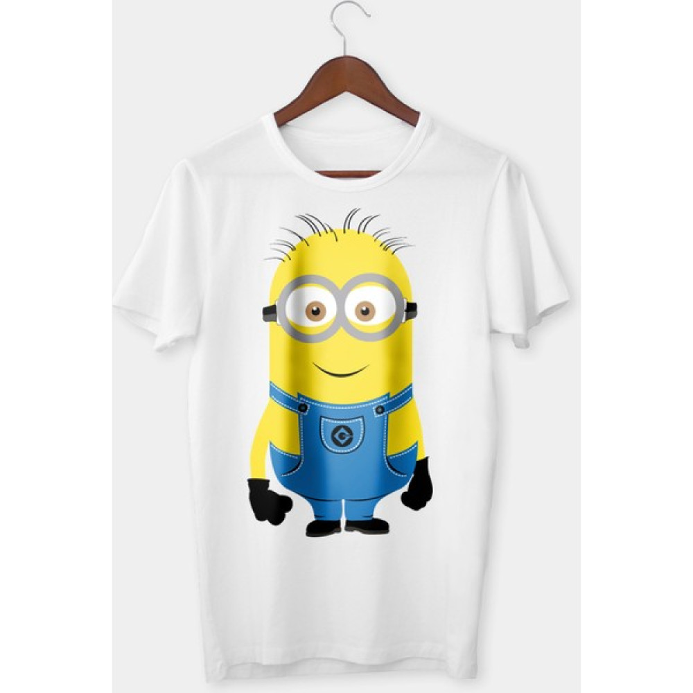 Vectorwear Minion Bisiklet Yaka Unisex T-Shirt Erkek T-shirt Fiyatı