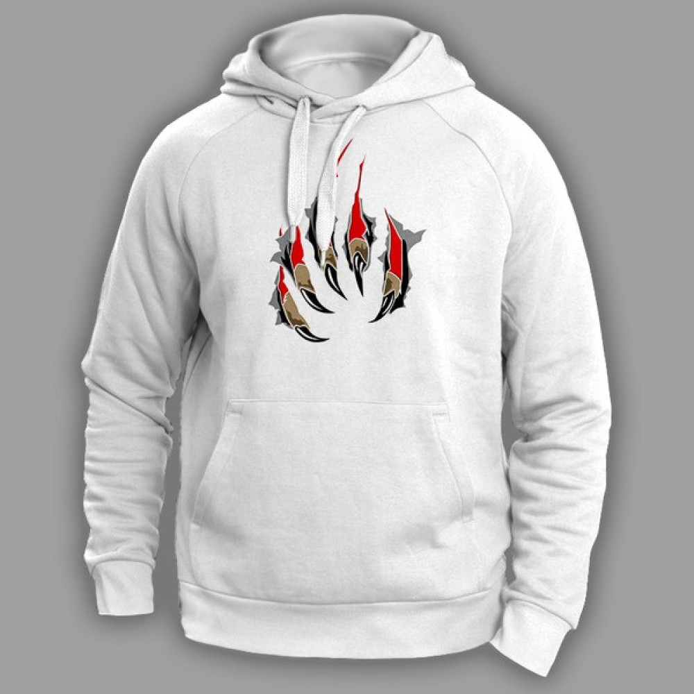 Vectorwear Pençe Beyaz Sweatshirt Erkek Sweatshirt Fiyatı