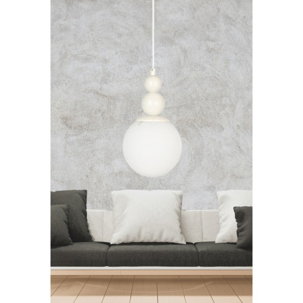 Veda Light Venüs Tekli Sarkıt Avize Özel Model- Modern Avize - Oturma Odası - Salon - Yatak Odası - Beyaz - Beyaz Avize Fiyatı