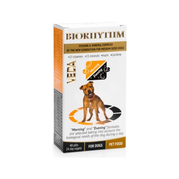 Vedavet Veda Biorhythym For Dogs | Köpekler İçin Vitamin-Mineral Kompleksi 48 Tablet Diğer Fiyatı