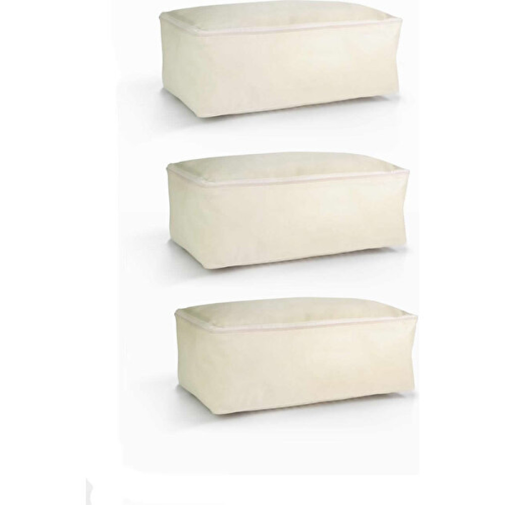 Vedsey 3'lü Set Baza Altı Düzenleyici Küçük Boy Hurç Krem 50x25x20 Cm Hurç Fiyatı