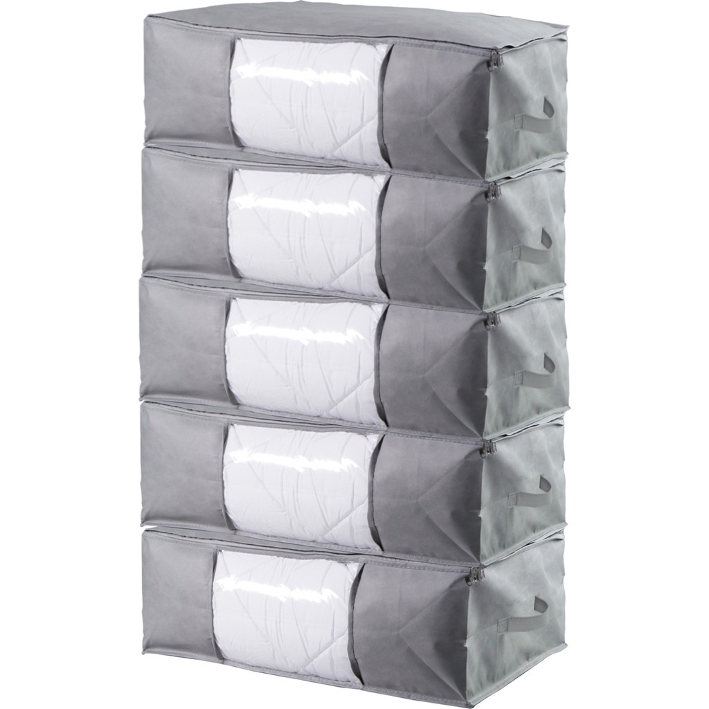 Vedsey 5' Li 50X70X25 Set Gri Pencereli Baza Altı Düzenleyici Hurç - Açık Gri - 70 x 50 Diğer Fiyatı