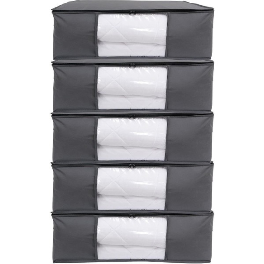 Vedsey 5'li Set Baza Altı Düzenleyici Pencereli Büyük Boy Hurç Antrasit Gri 70X50X25 cm Hurç Fiyatı