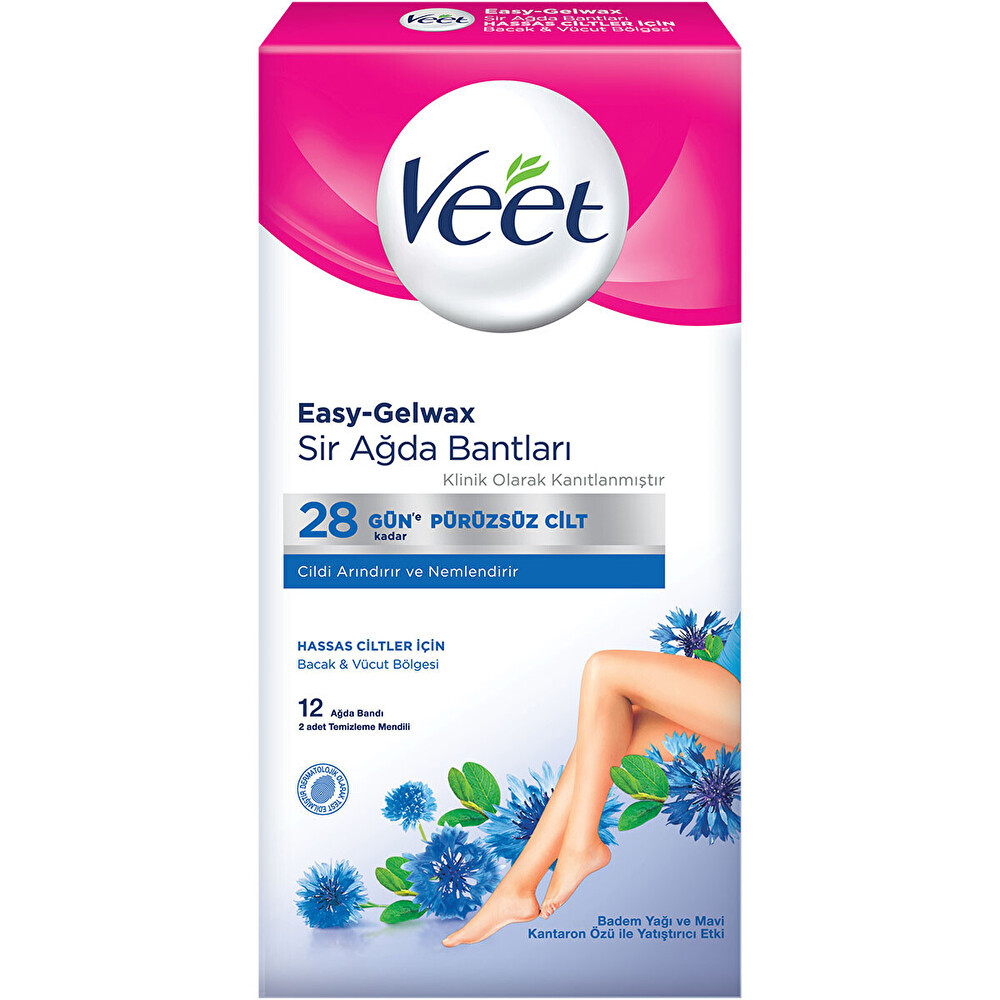 Veet Ağda Bandı Hassas Ciltler İçin 12'li Ağda Ürünleri ve Makineleri Fiyatı