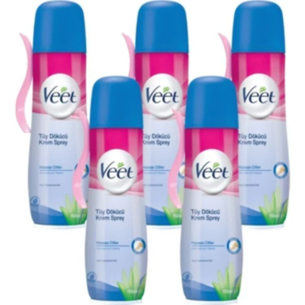 Veet Hassas Cılt Tıplerı Icın Tuy Dokucu Sprey Krem 150 Ml 5 Adet Epilasyon Aletleri Fiyatı