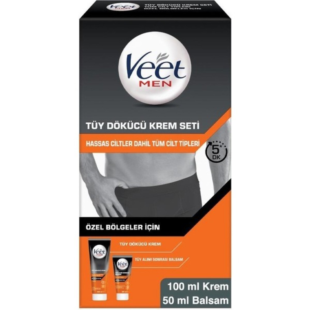 Veet Men Özel Bölgeler İçin Tüy Dökücü Krem Seti 100&50 ml Diğer Fiyatı