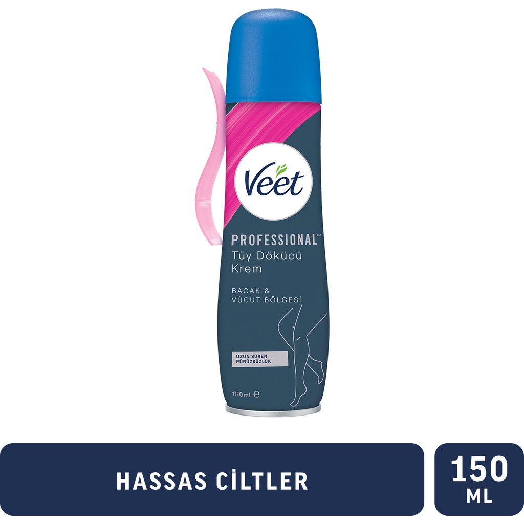 Veet Professional Tüy Dökücü Krem Sprey Bacak&vücut Bölgesi Hassas Cil Ağda Ürünleri ve Makineleri Fiyatı