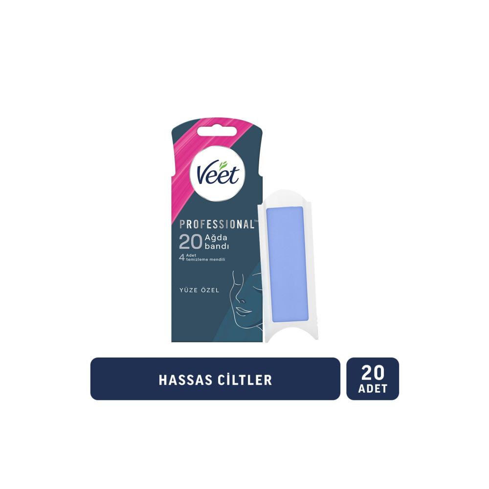Veet Professional Yüz Ağda Bandı Hassas Ciltler 20li Ağda Ürünleri ve Makineleri Fiyatı