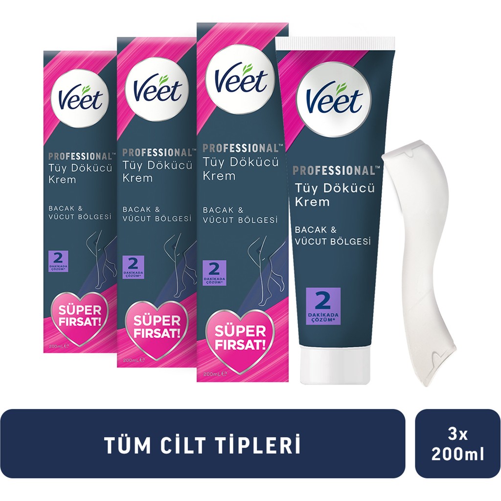 Veet Profesyonel Krem Promo Tüy Dökücü Krem 200 x 3 SSD / Solid State Drive Fiyatı