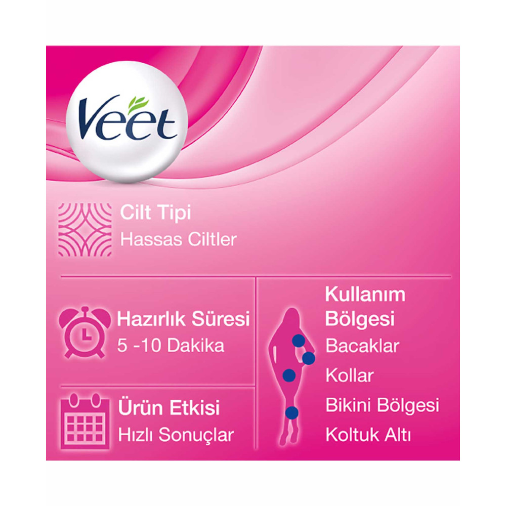 Veet Tüy Dökücü Krem 100 ml x 12'li Toptan Koli (100 ml x 6 Hassas Cil