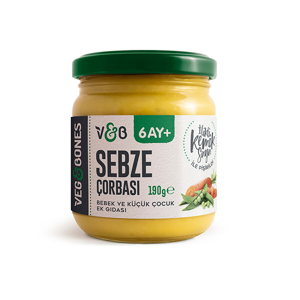Veg & Bones Sebze Çorbası 190 Gr Bebek Mamaları Fiyatı