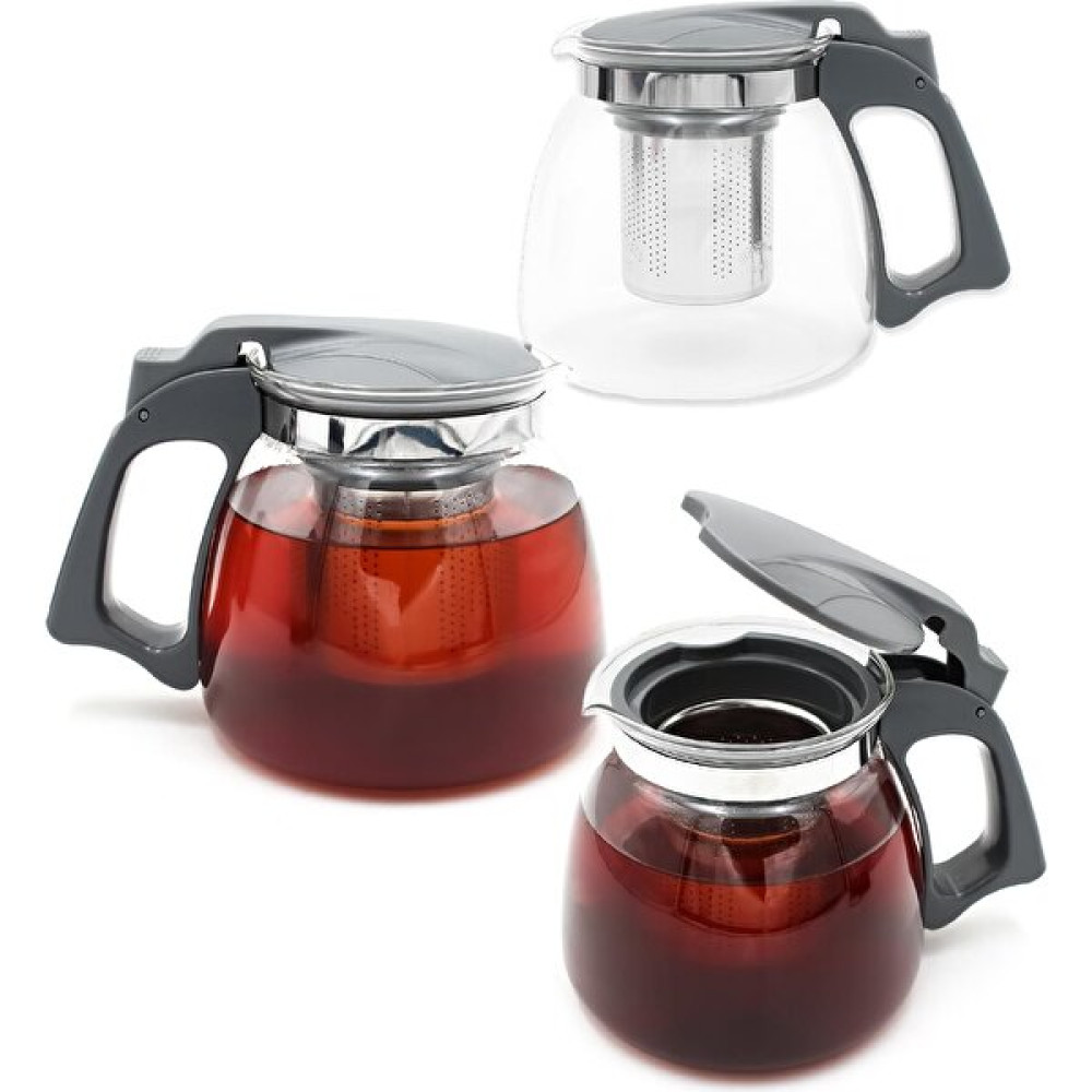 Vega Hediye Isıya Dayanıklı Borasilikat Süzgeçli Cam Demlik 900ML. Çay / Çaydanlık Setleri Fiyatı