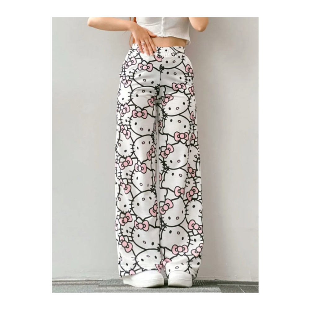 VEGA Istanbul Hello Kitty-bol Paça Eşofman Altı-pijama-pantalon L Beden Kadın Eşofman Fiyatı