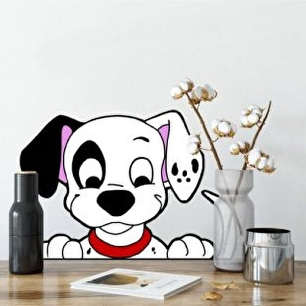 VegaDekor Dalmaçyalı Köpek Sticker - 40 x 30 cm - Renkli Sticker Fiyatı