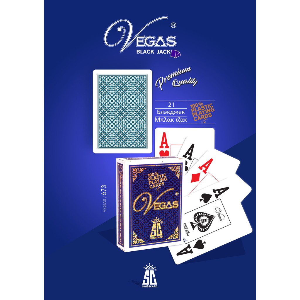 Vegas 673 Plastik Oyun Kartı Kartı (Black Jack, 21, Var Var, Poker) Tek Deste Diğer Fiyatı