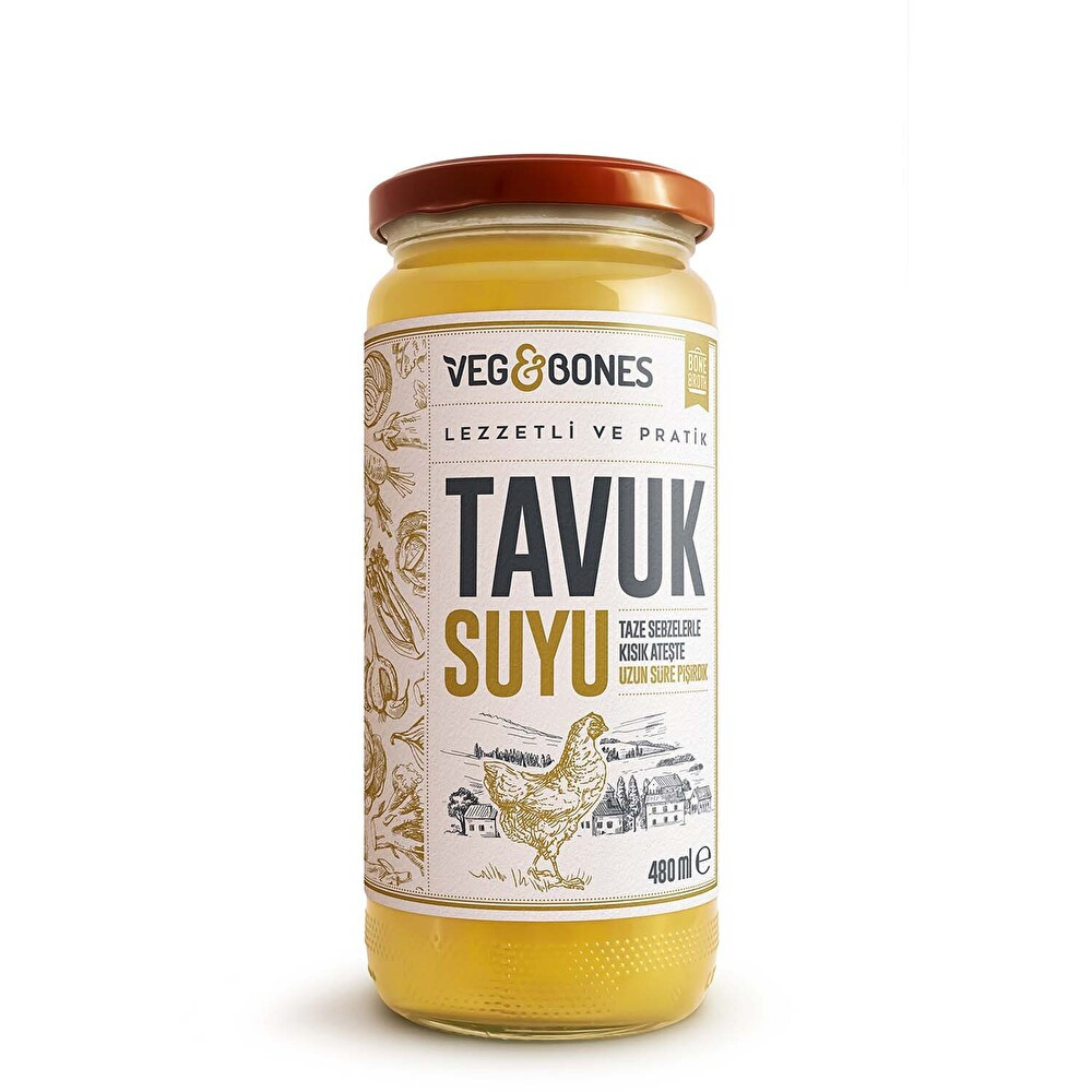 Veg&Bones Tavuk Suyu 480 ml Hazır Çorba ve Bulyon Fiyatı