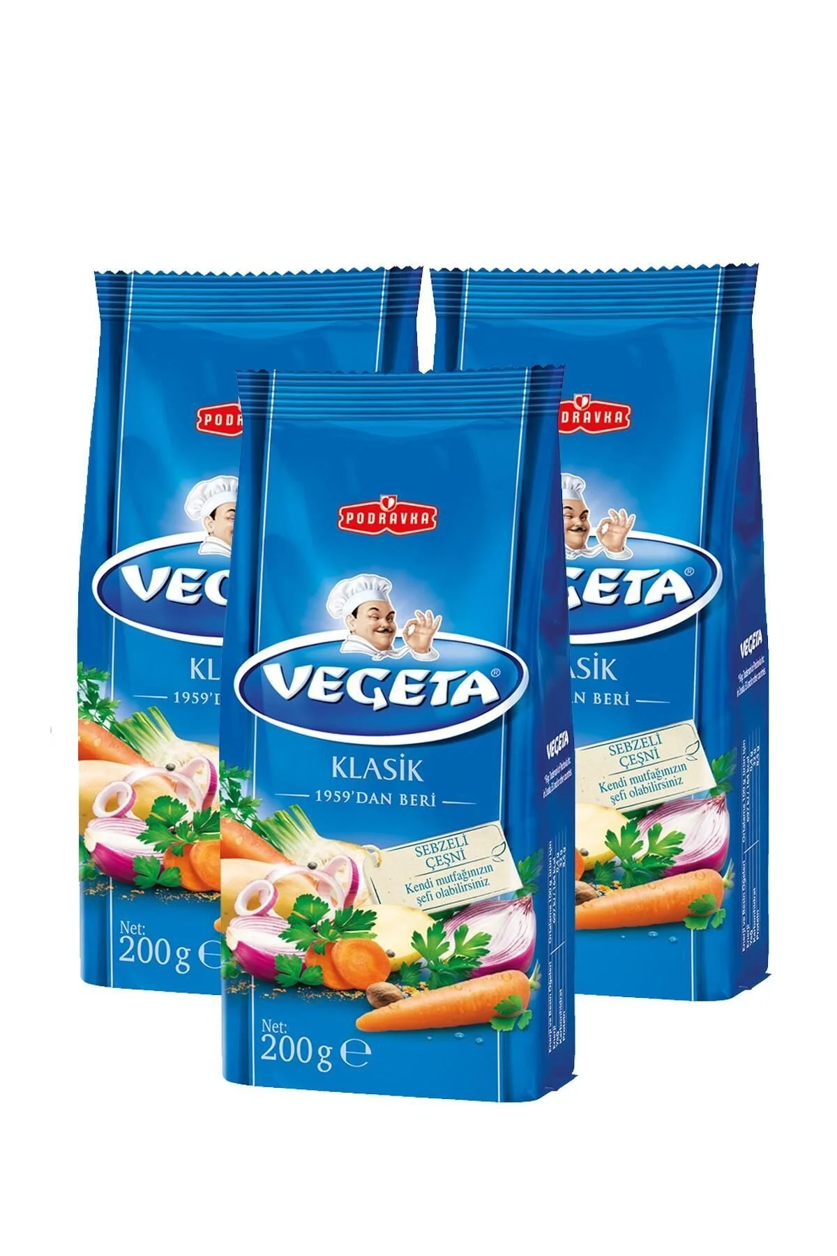 Vegeta Klasik Çeşni 200 G X 3" Temel Gıda Fiyatı