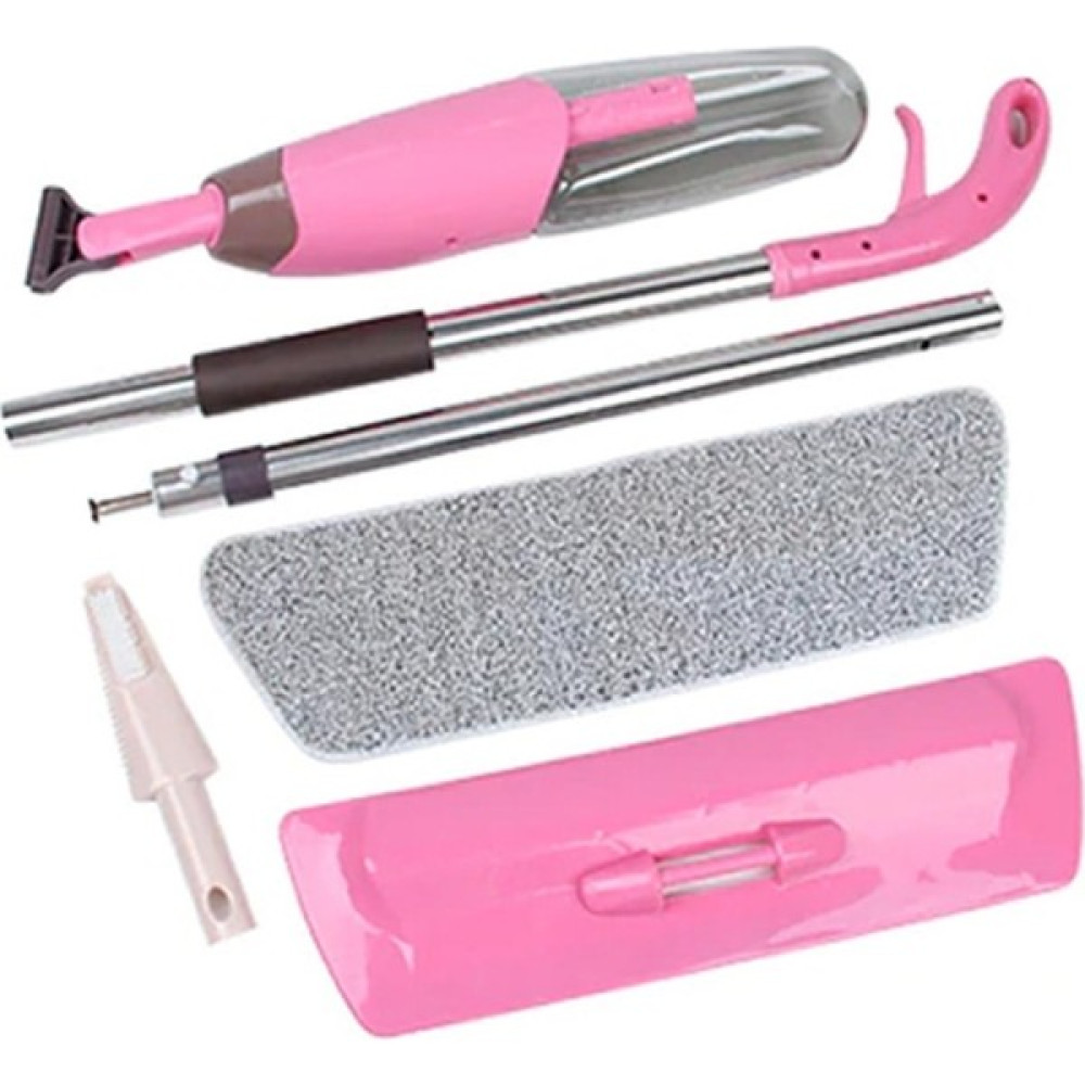 Vegetti Microfiber Bezli Deterjan Hazneli Sprey Mop Pembe - Krem Temizlik Malzemeleri Fiyatı