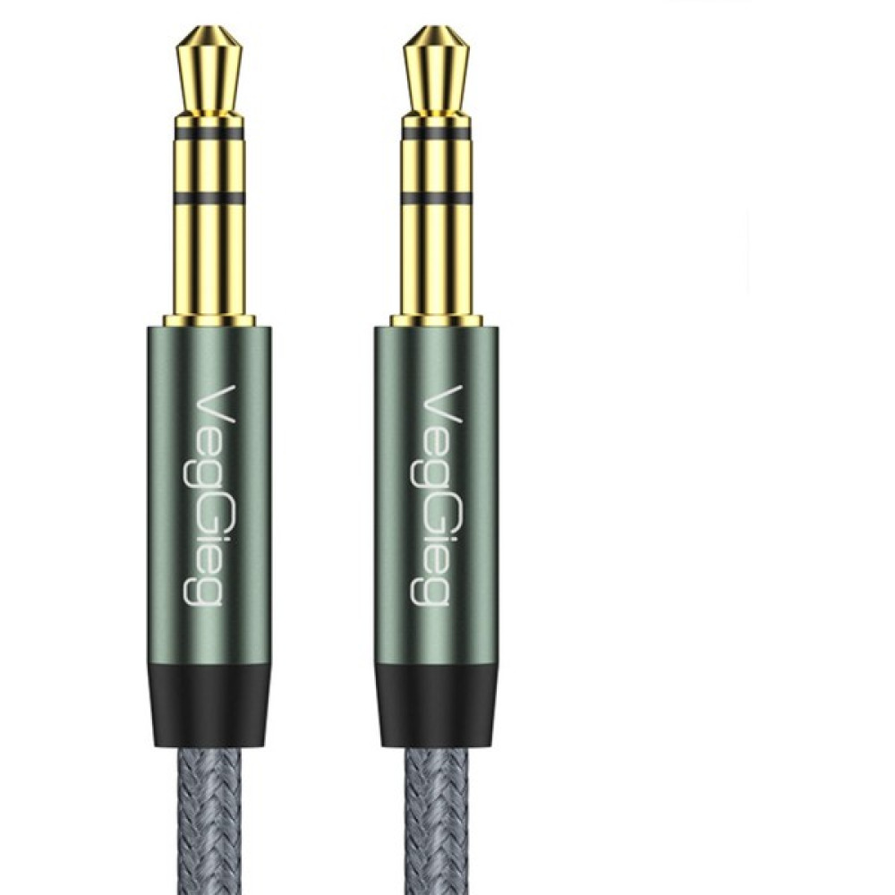 VegGieg 3.5mm Jack Trs Hi-Fi Örgülü Aux Ses Kablosu 3 Metre Görüntü Kablosu Fiyatı