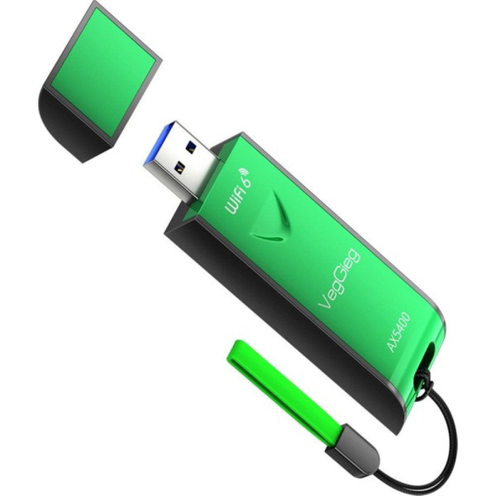 VegGieg 5400 Mbps 2.4ghz/5ghz/6ghz Tri Band Alıcı Verici USB Wifi 6 Adaptör Wireless Adaptör Fiyatı