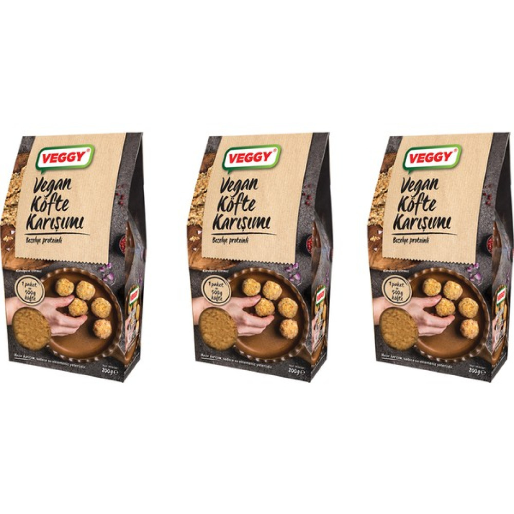 Veggy Vegan Köfte Karışımı 200 gr x 3 - 600 gr Oto Boyaları Fiyatı