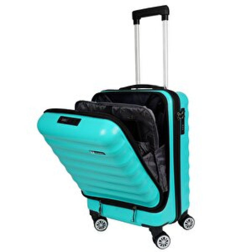 Vegmann Wave Laptop Bölmeli Kabin Boy Valiz Su Yeşili Bavul / Valiz Fiyatı