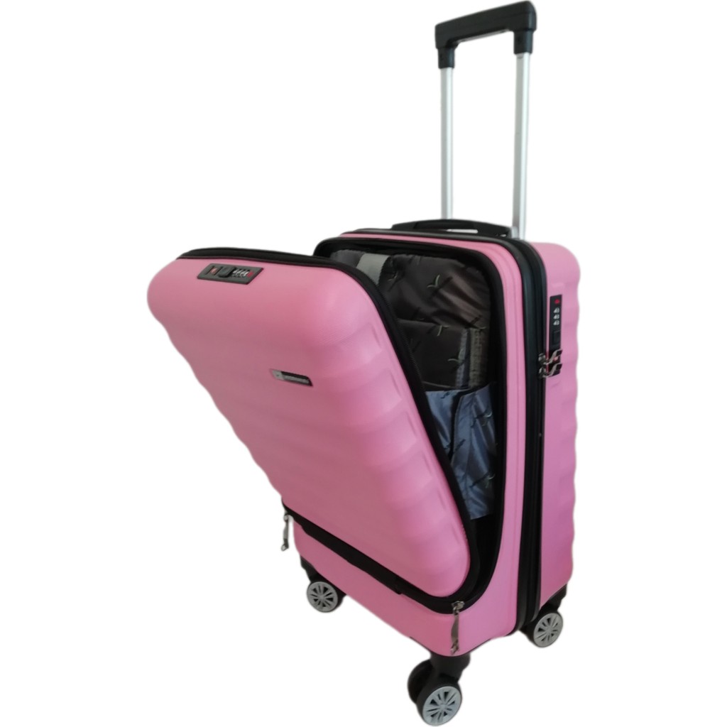 Vegmann Wave Laptop Bölmeli Pembe Kabin Boy Valiz Dizüstü Bilgisayar Fiyatı