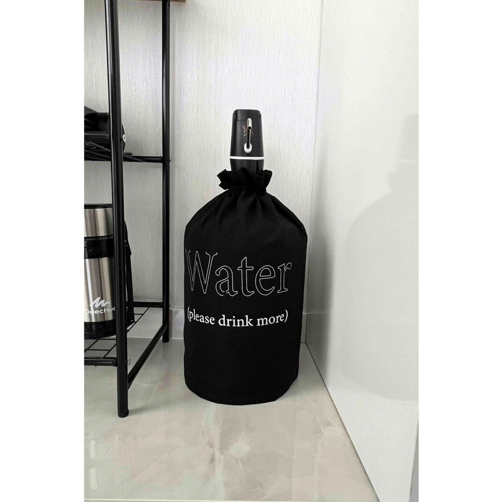 Vegüba Water Baskılı Damacana Kılıfı Siyah Mutfak Gereçleri Fiyatı